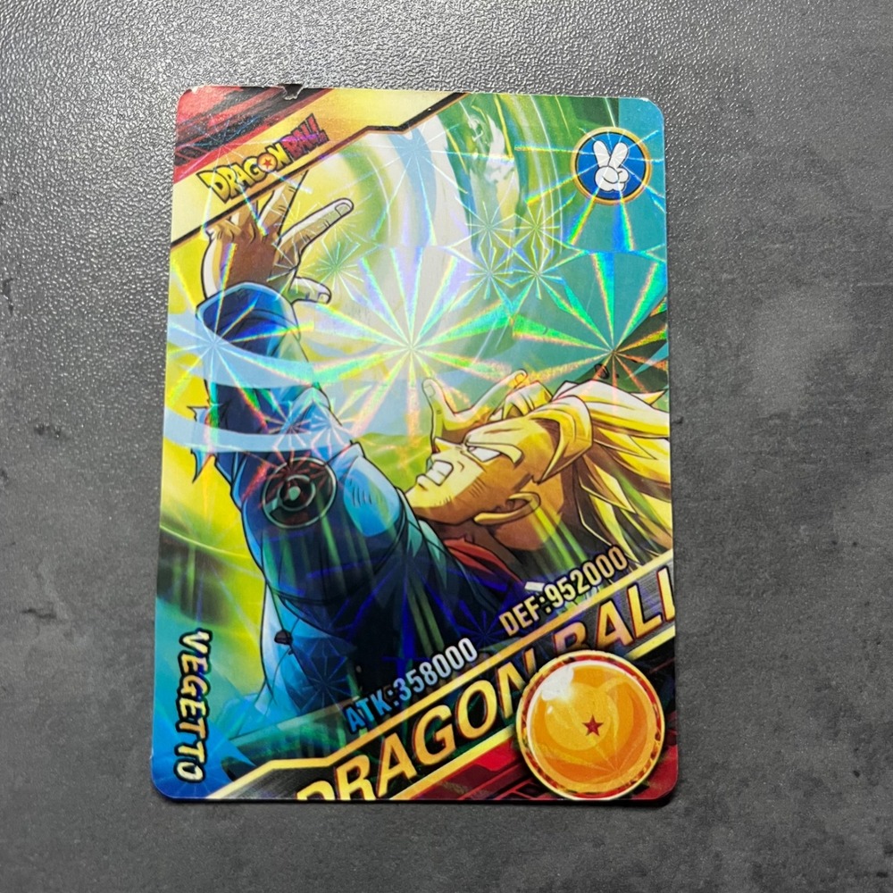 Dragon Ball Z Trading Card Vegetto Attack 358000 Defense 952000